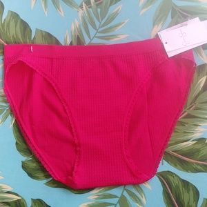 Jessica Simpson hot pink hearts design panties size M